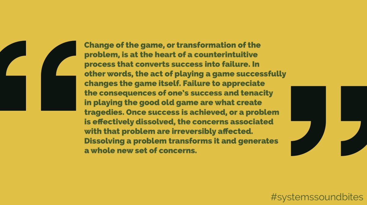 SysSoundbites's tweet photo. Source: Gharajedaghi, J. and Manjunath, G., 2011. Systems Thinking. Burlington, MA: Morgan Kaufmann/Elsevier.

#SystemsThinking https://t.co/VOFkc8IknG