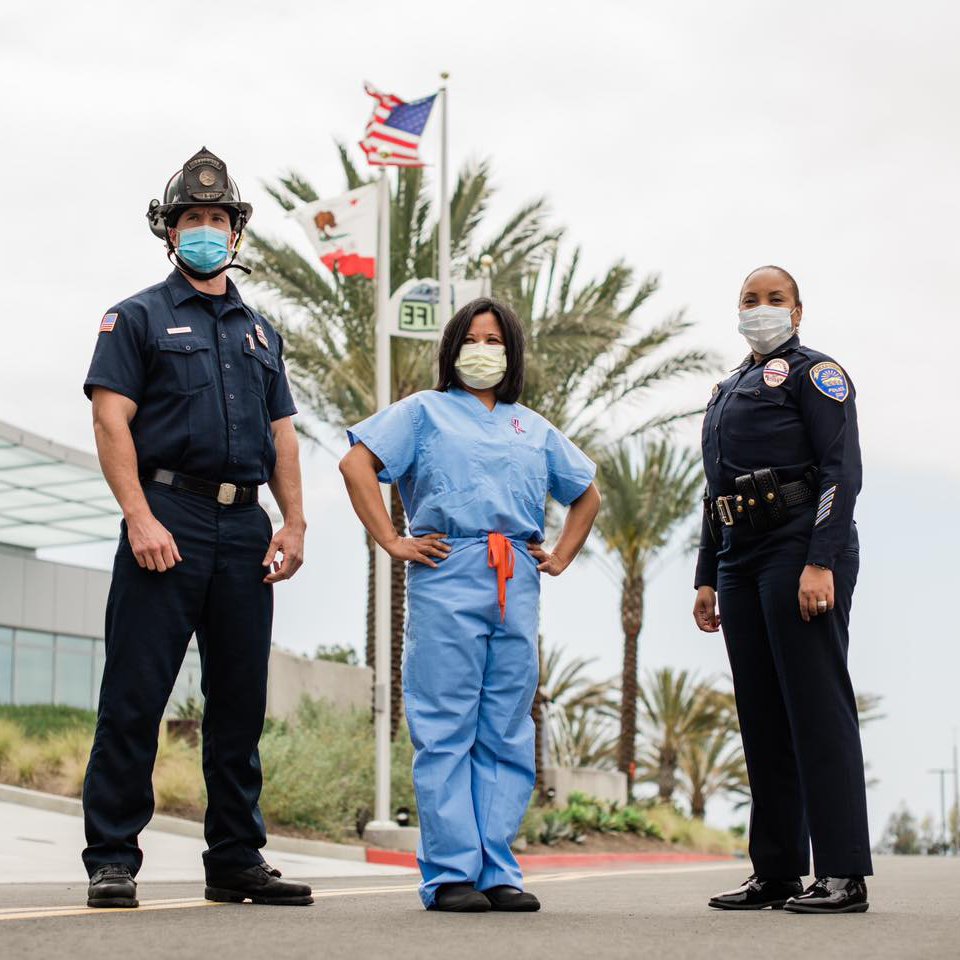 sharphealthcare's tweet image. Thank you to the courageous men and women who are risking their lives to help fight the battle blazes across the county and all of California. We are grateful for your sacrifice, service and commitment to making San Diego a safer place for us all.