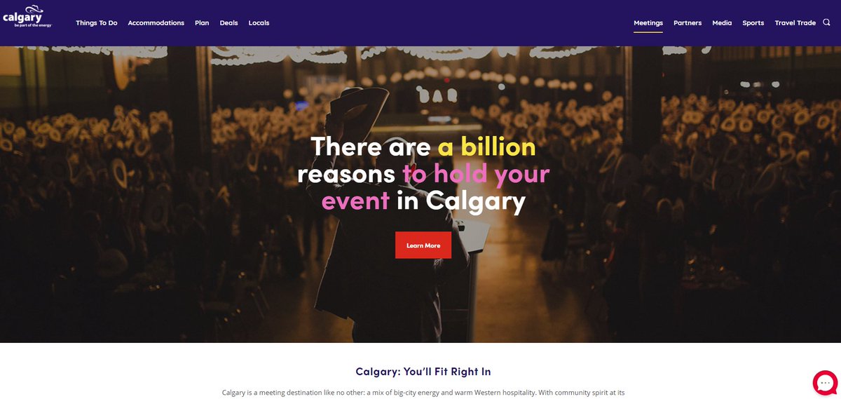 We are proud to launch visitcalgary.com/meetings – a dynamic, digital resource suited to kick-start any meeting planning journey in Calgary! The new site features a customizable supplier search, vast event planning &amp; activation tools, compelling stories &amp; much more. #MeetCalgary