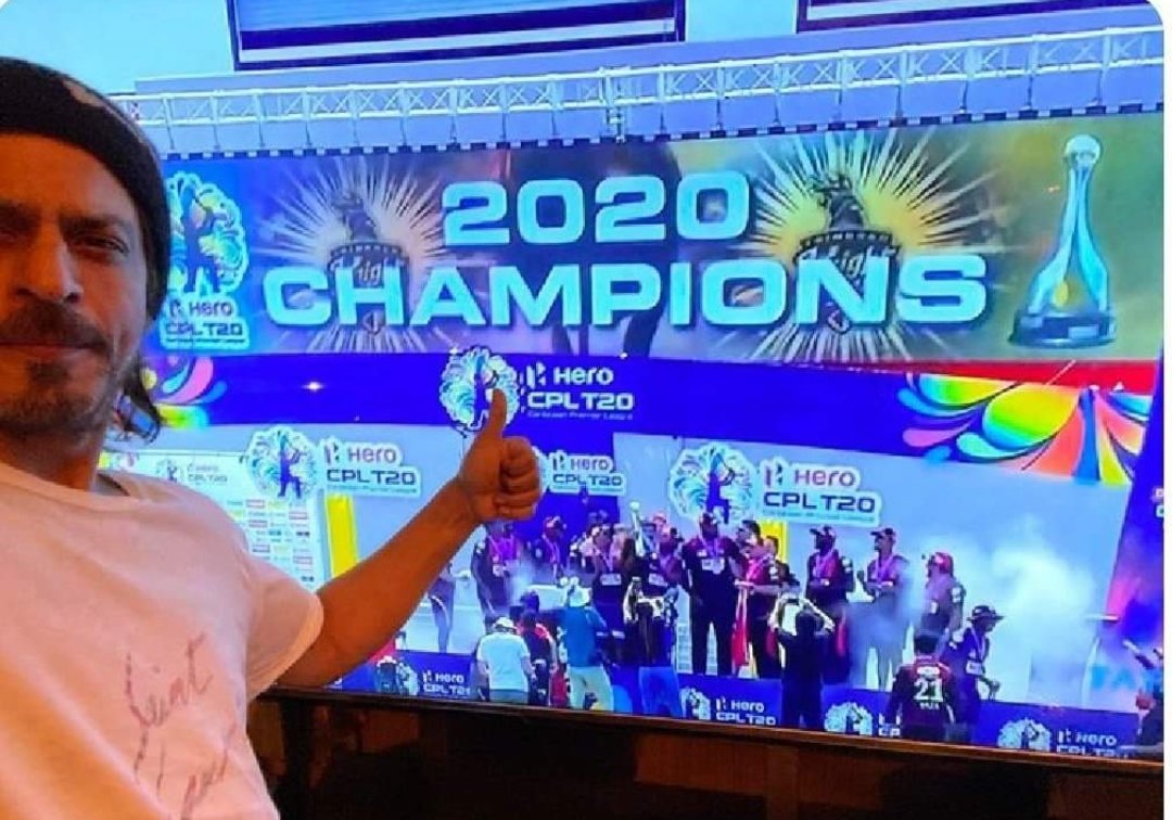 tsrkchandigarh's tweet photo. πΈThe picture says it allβ€
We are the CHAMPIONS!!π
@iamsrk @teamsrkfc #PlayFightWinRepeat #Champions #TimeForARepeat #TKRvSLZ #CPL20 #CPLFinal https://t.co/oINy6iAT3X