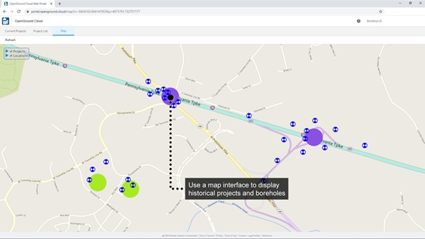 BentleySystems's tweet image. Announcing the availability of OpenGround Cloud, a new cloud service that enables #geotechnical professionals to access reliable geotechnical data to improve collaboration across the entire supply chain. Learn more: bit.ly/33vfyCT