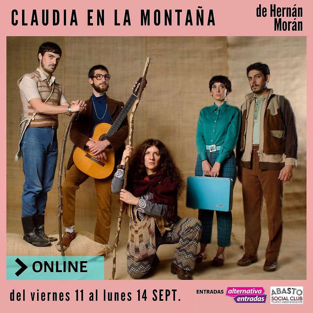 abastosocial's tweet photo. Desde este viernes 11/09 a las 20hs hasta el lunes 14/09 podés ver CLAUDIA EN LA MONTAÑA de @lobbyestepario
Entradas a la gorra! 
https://t.co/SMNhUHBxmE https://t.co/1UcInGMFH1