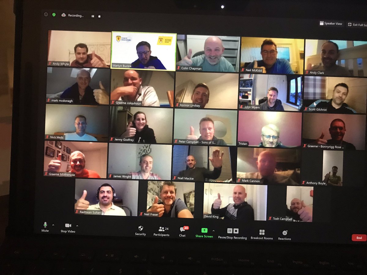 ScotFACentral's tweet photo. COACH EDUCATION | Another 1.2 Youth/Adult Coaching Certificate delivered to a great group! Well done to all candidates for your input throughout the 6 evenings with us! 👏

Hopefully see you all again soon on future courses! ⚽️🥅

#ScottishFACoachEd #Grassroots @GaryDoctor1 https://t.co/lIvM4SIVfP