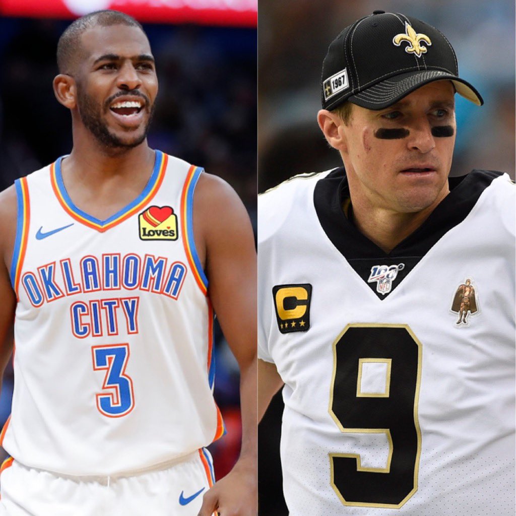 Chris and Brees are both great leaders and make others around them better. Both are all-time greats, but the only question is how great will they be remembered? CP3 can cement his legacy as top 2-3 PG all-time with a ring. Brees could be top 5 all-time QB winning another one.