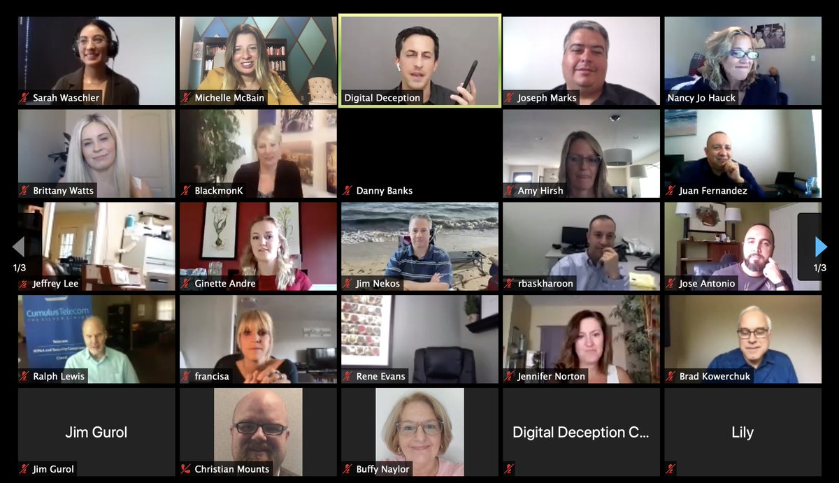 MichelleRagusa's tweet photo. Fun Magic Show #CPExpo to close @Channel_Online #Virtual Conference with #digitaldeceptions and some new and old friends 😄 https://t.co/Sr8E10fcOn