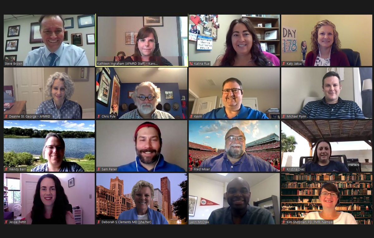 TheAFMRD's tweet photo. Over the next few days, @TheAFMRD board is meeting to discuss how we can continue to inspire and empower #familymedicine PDs. #FMRevolution #AFMRD30 https://t.co/xwFlpsHats