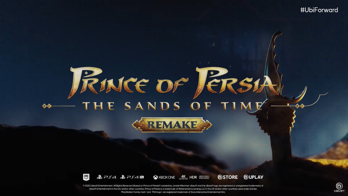 Shinobi602 on X: Prince of Persia: Sands of Time Remake is coming to PS4,  Xbox One and PC on January 21, 2021 Official Trailer:   #UbisoftForward  / X