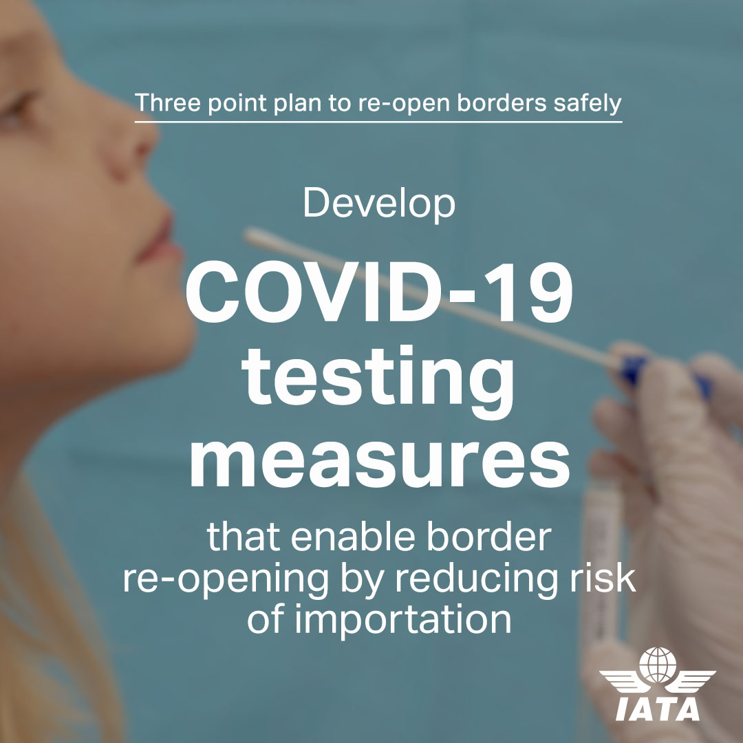 Govts should work together to urgently find ways to re-establish global ✈️ connectivity by safely re-opening borders based on the 3-point action plan 👇.

Read full release: bit.ly/31LzqSf