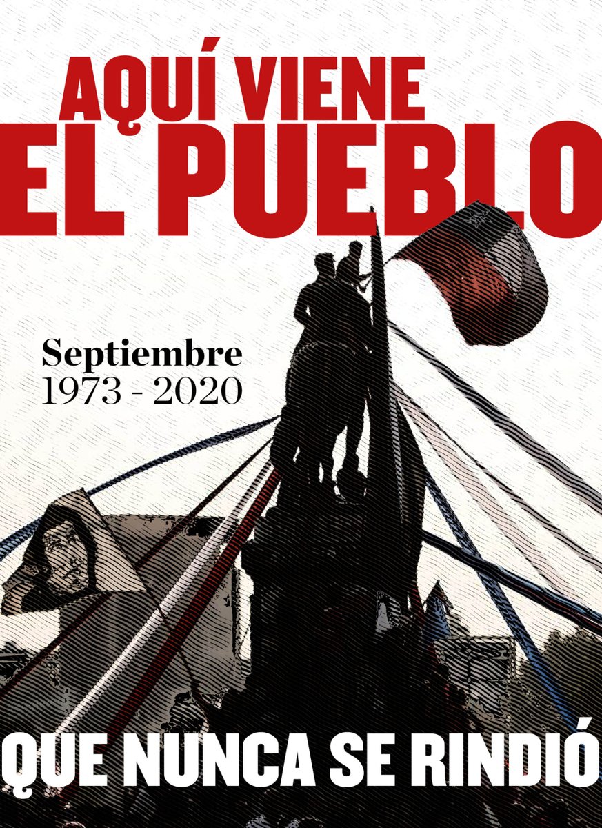 TrabajadoresCL's tweet photo. Ahora vamos por la victoria
El golpe del 11 de septiembre de 1973 es descrito como una gran derrota del pueblo. Al menos eso pretendieron quienes perpetraron los crímenes por encargo de intereses poderosos. https://t.co/4dSK9Fea6U