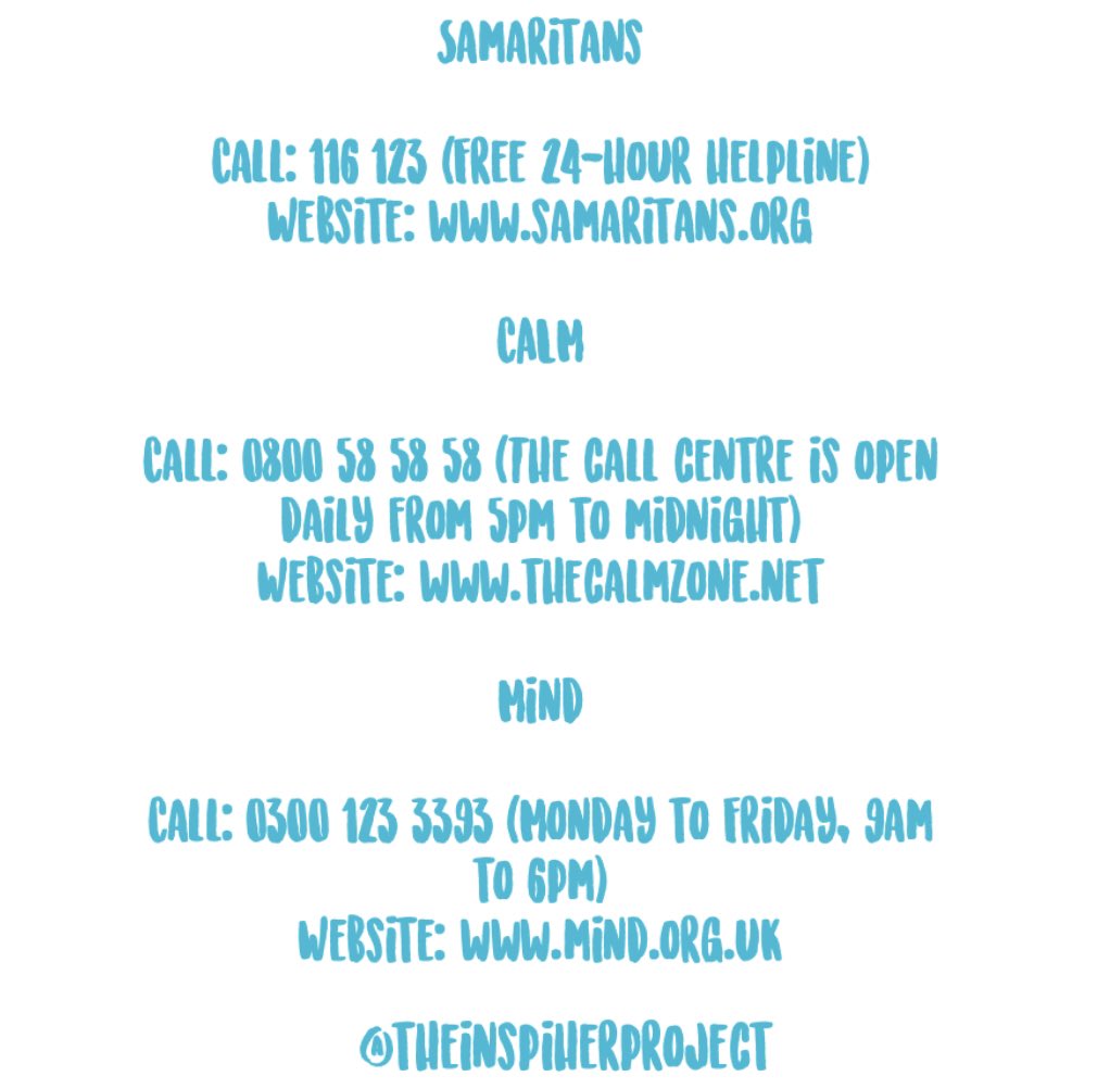 A reminder on #WorldSuicidePreventionDay2020 that you don’t have to suffer and struggle alone. 💙