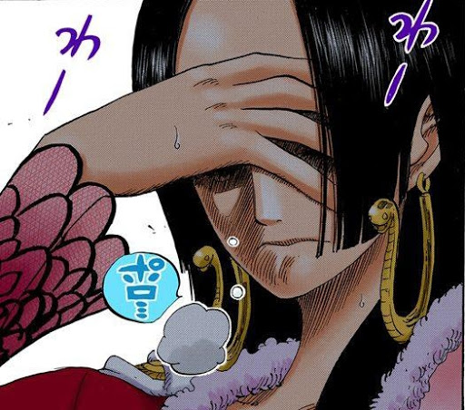 The strawhats are getting stronger. If jinbe didn't upset the power balance of the crew, it's very unlikely Hancock will. Her character and hate for men has always been an ongoing plotpoint as Hancock is very protective of her slave mark and is scared anyone will find out