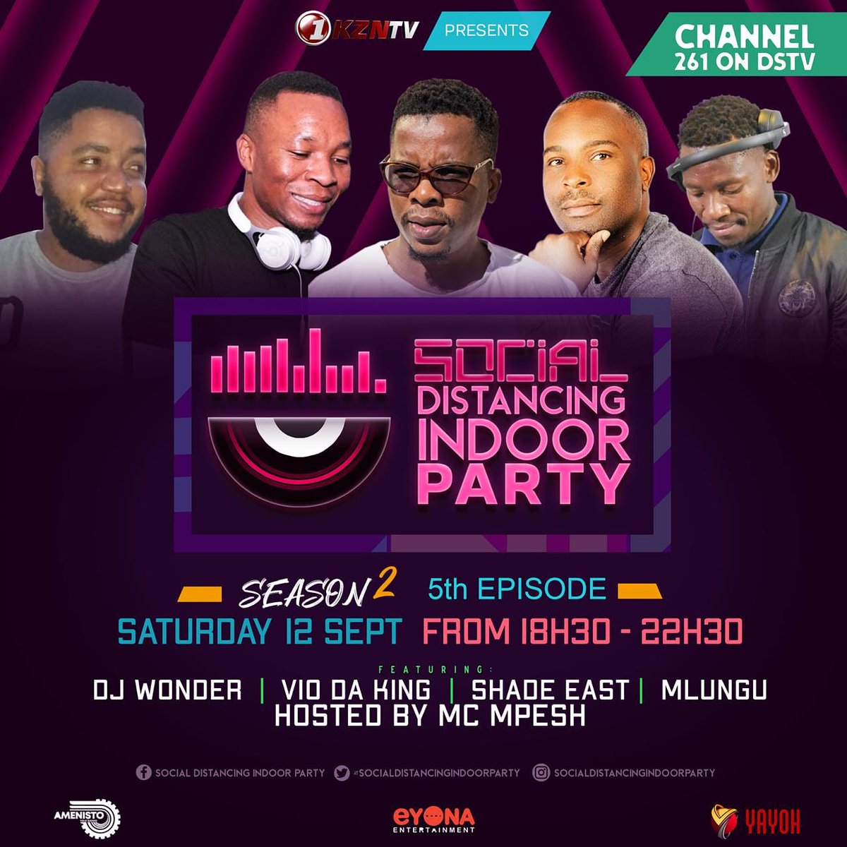 Ikanje Saturday ku <a href="/SDIndoorParty/">Social Distancing Indoor Party</a>  <a href="/Official1KZNTV/">1KZN TV</a> 

#SDIP