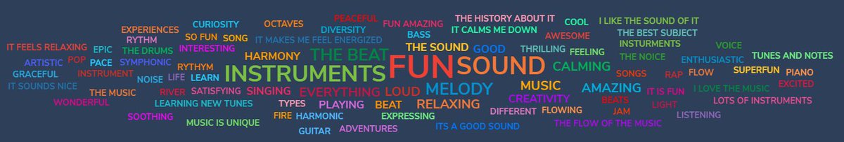 Mrs_Friend_MMS's tweet photo. 6th grade had some really thoughtful comments today when asked "what do you love about music?" Love that the focus here is FUN!! #bandteacher #teachertweet #inspiration #musicisfun @LCPS_Mercer @MrsManningMusic https://t.co/KmcaNFB1Ah