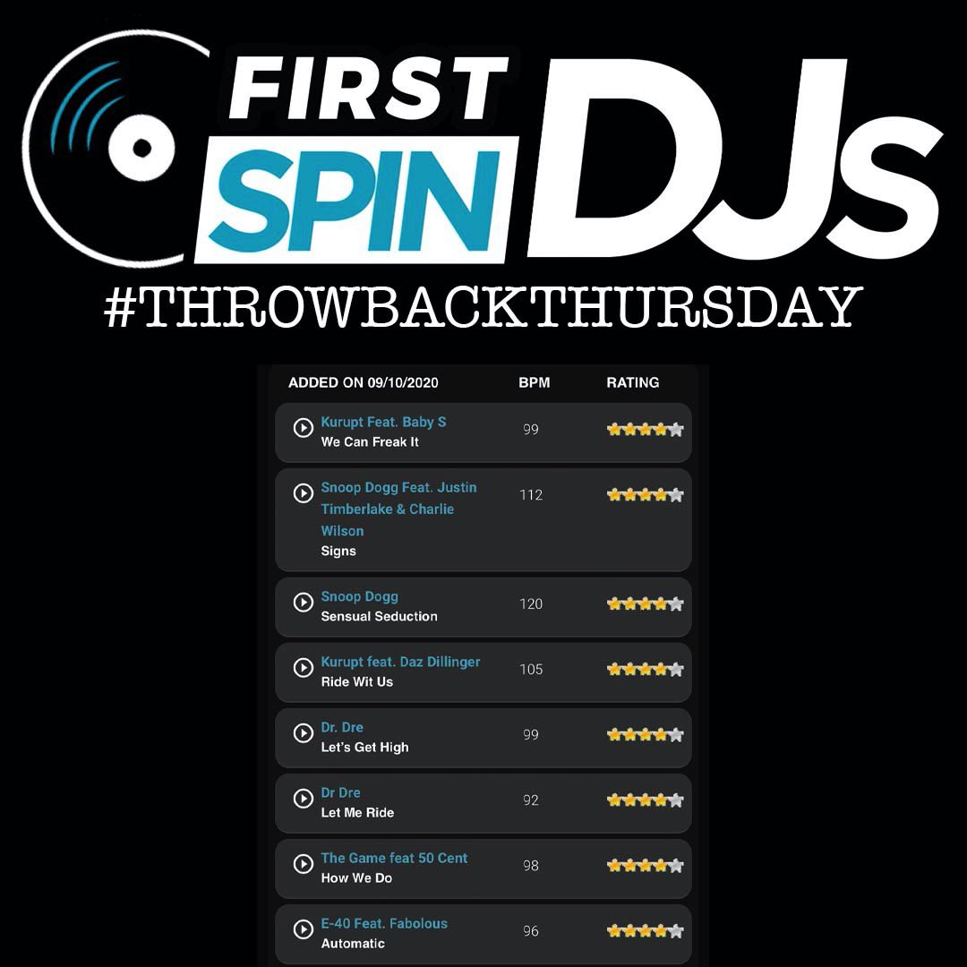 firstspindjs's tweet photo. Dj’s! Jump on and grab these throwbacks that might not be in your collection! Sign up using code SPIN for 50% off https://t.co/bVp45Q8QUK https://t.co/bIXZUDg9zd