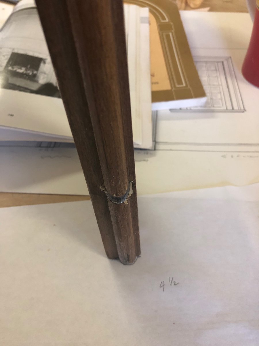 Laying out flutes. Use the actual tool for layout whenever possible