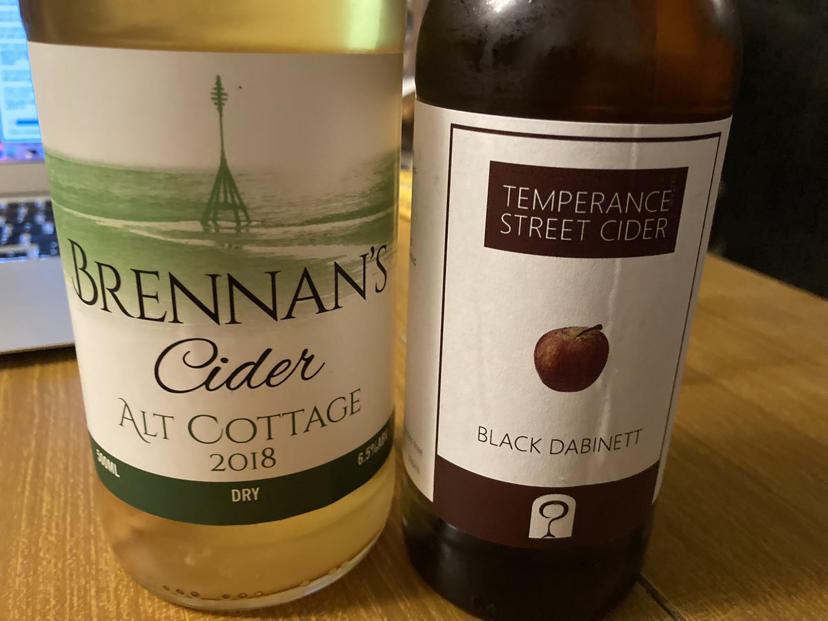 Liverpool Manchester rivalry coming up? Probably not, as it seems that small cider makers are too interested in sharing their passion , providing helpful critiques, and giving mutual support.  @ManchesterCider is really good; even when virtual