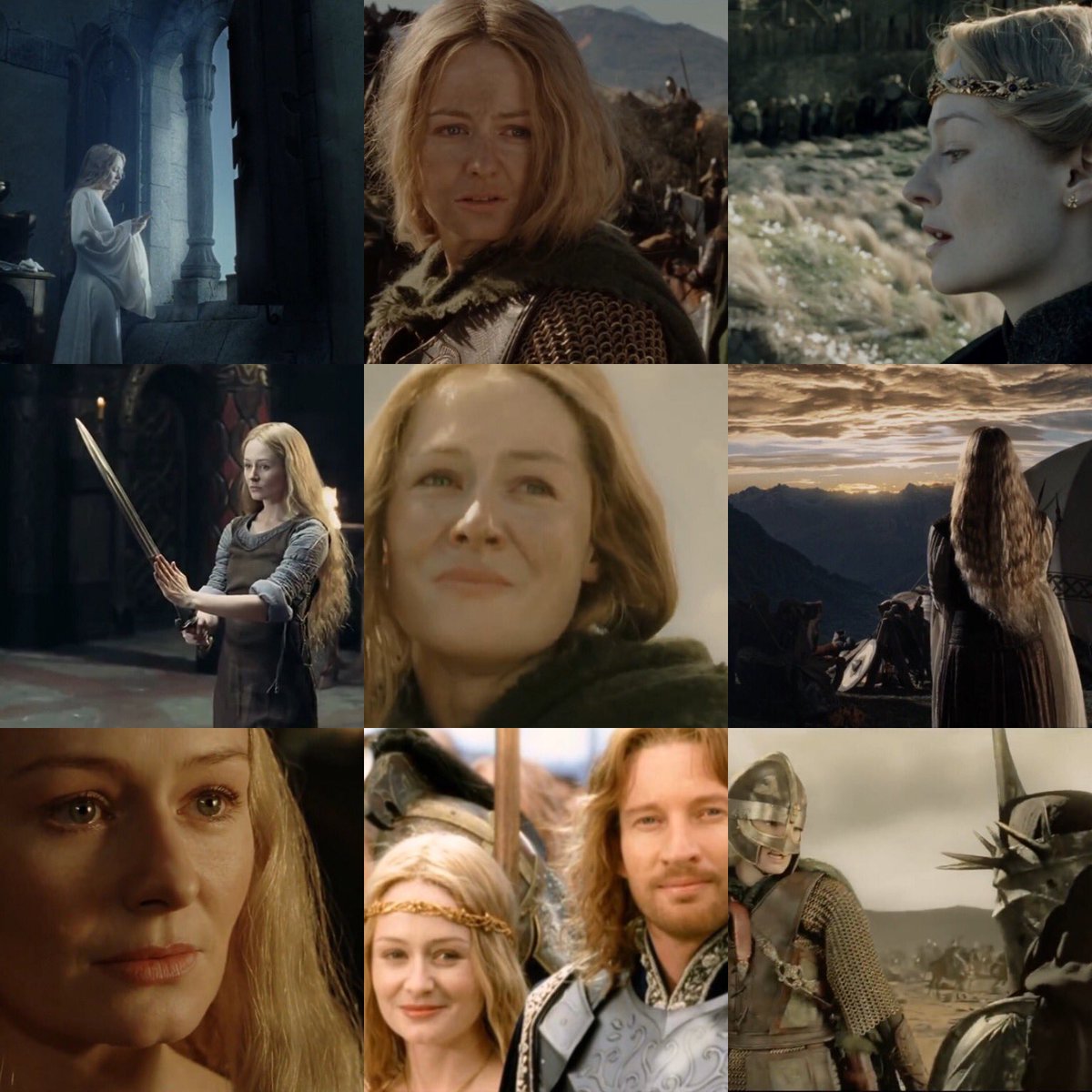 Éowyn noblewoman of Rohan, Shieldmaiden and slayer of the Witch King