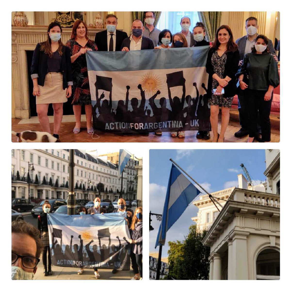 for_argentina's tweet photo. @ARGinUK Welcome back to the UK, His Excellency Javier Figueroa - new Argentinian Ambassador in London. We were impressed meeting him today at the Embassy, especially with his plans to help strengthen Argentinian-British relations. https://t.co/cgdNqteCVh