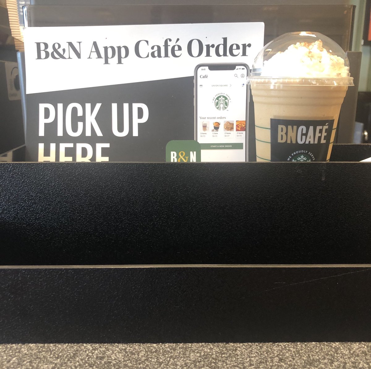 BNLittleRock's tweet photo. Got the app yet??
Try our BN Café app and skip the line! Your favorite fall beverages are on the menu. Your Pumpkin Spice Frappuccino or Pumpkin Cream Cold Brew will be waiting for you. 
#bncafe #skiptheline #barnesandnoble https://t.co/GnhbBK8Ixi