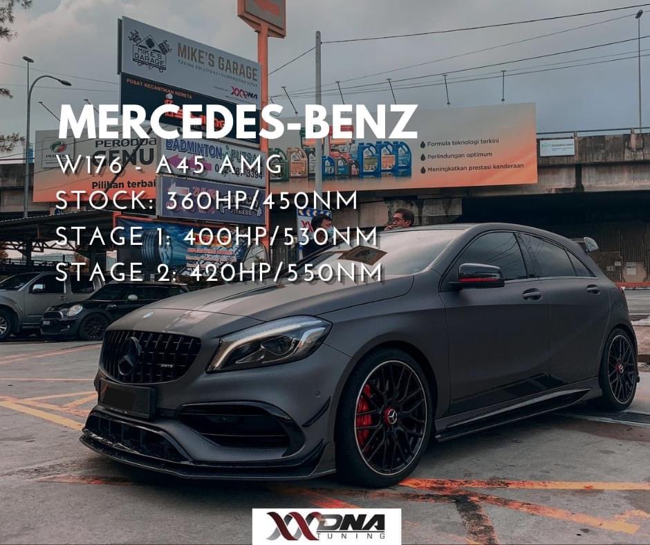 dna_octane's tweet image. A lovely looking A45 dropped by today and we made it faster and smoother! We don't only deliver power but we deliver better drivability with our tunes!

Stock: 360HP/450Nm
Stage 1: 400HP/530Nm
Stage 2: 420HP/550Nm 

#mikesgarage #dnatuning #dnaoctanemotorsport #mercedesbenz #amg