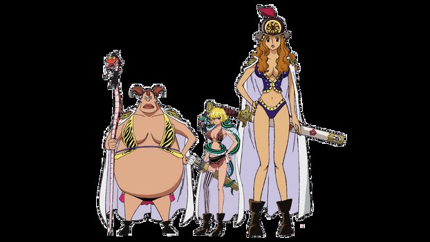 He initially intended to give her a rare Cat Cat fruit, he gave her a genuine character and conflict (with her leader) and even decided to give her 2 friends that look similar to Hancock's sisters. He even had her take an apprentice role to Hancock post-timeskip.