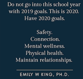 SPS_Partners's tweet photo. Thank you to Meg Belsito, Assistant Superintendent for Student Services, for sharing this timely quote from Dr. Emily King with all staff in the Shrewsbury Public Schools today. Let's work together to prioritize these goals-every day! @SPS_Partners #ShrewsburyLearns #PatonPride https://t.co/M27GKZSa60