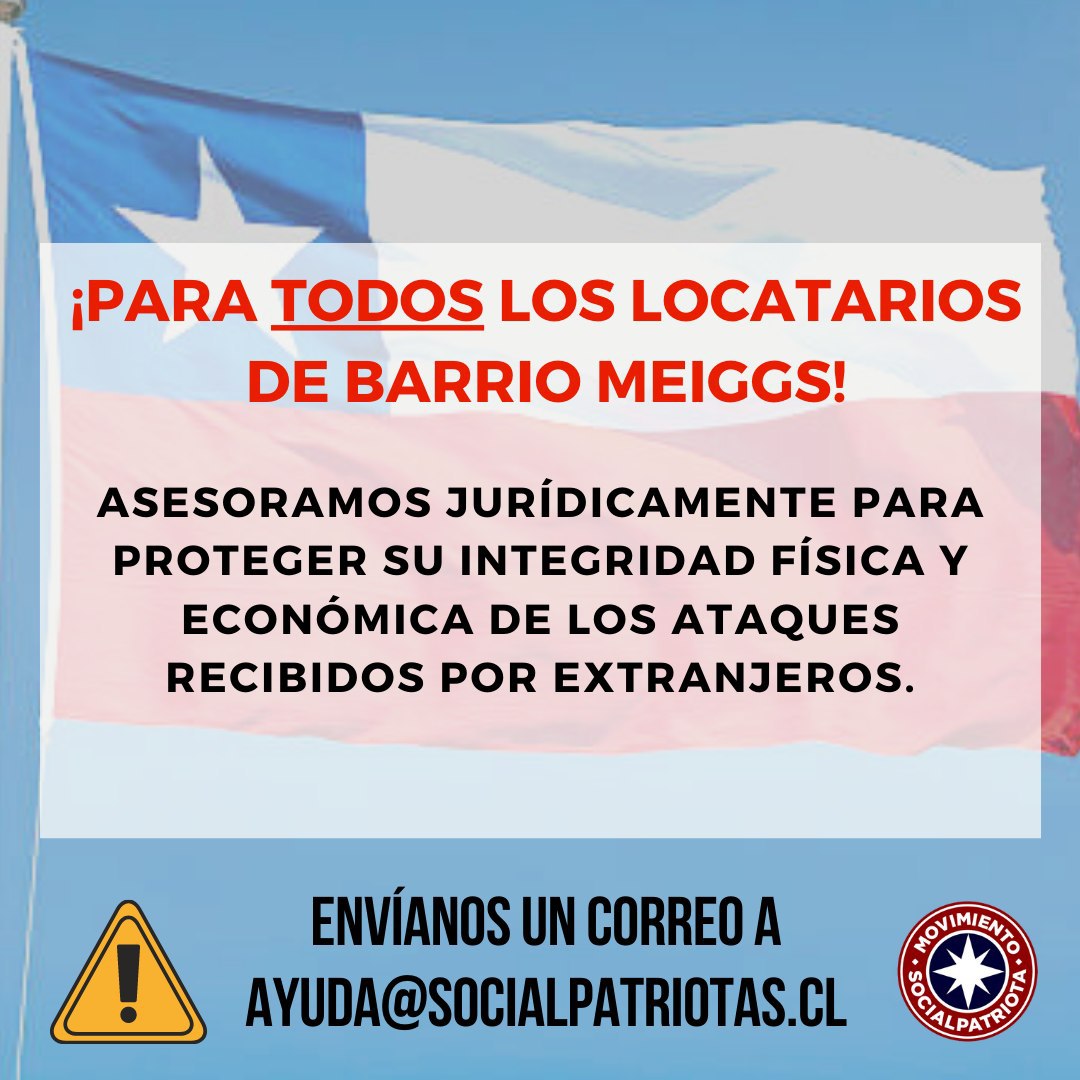 Pedro_Artista's tweet photo. Para todos los locatarios de Barrio Meiggs. 

Ya basta de seguir aguantando que  les pasen por encima.

Cuenten con nosotros. https://t.co/t9scXUmCnD