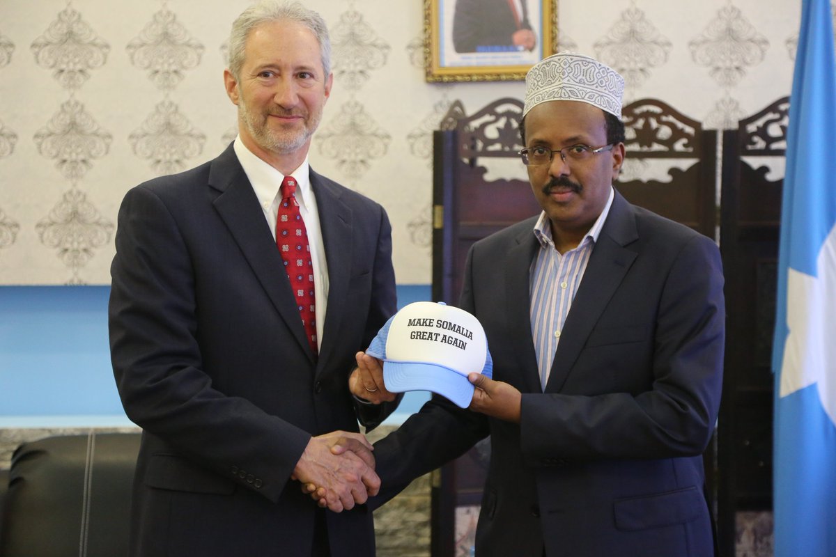 For the past 30 years Somalia struggled with recovery from the damage of Communism. The old country is in the process of a slow rehabilitation with a long ways to go yet. ...And that’s the story of how communism screwed us over.Fin/[Current Somali President & US Ambassador]