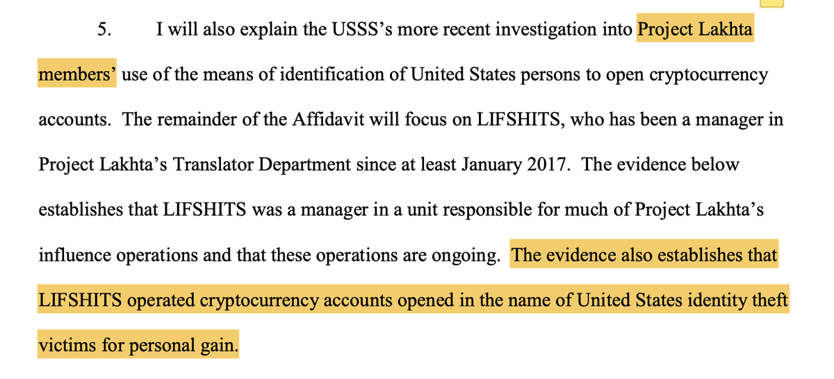 4. Note "members" - plural. So more indictments, perhaps MANY more, are likely on the way. We tracked these assholes down to their middle name. We know *who* sat behind these computers. 5. Focusing on events since 2017 = this is about elections other than 2016.6. Crypto! 