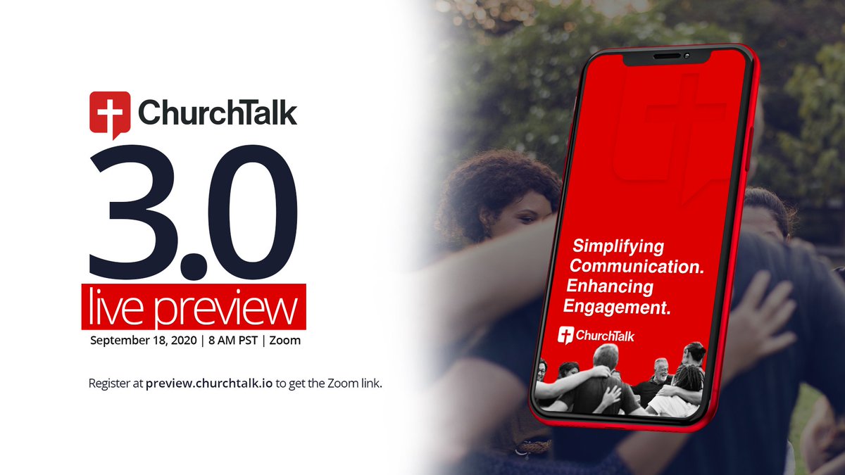 It’s finally here! After months of testing, feedback, and enhancements, we are now ready to reveal the best version of ChurchTalk you’ve ever experienced! Please accept this as our invitation to the preview. Confirm your participation using this link hubs.li/H0v-cbB0