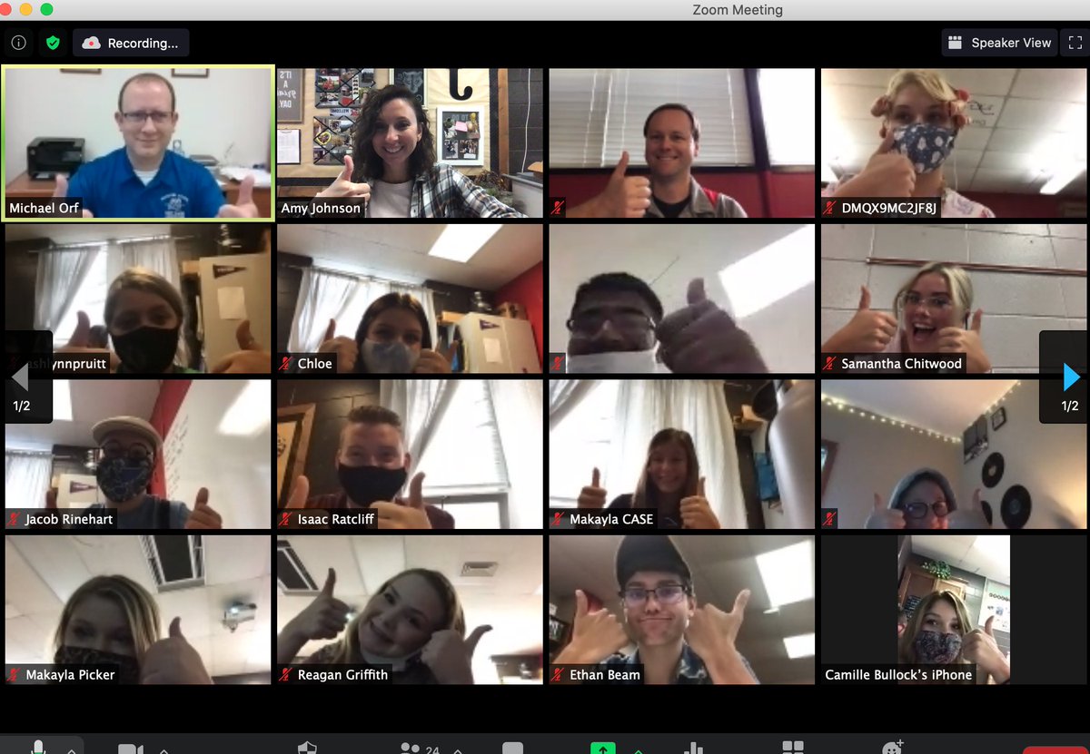 Thank you <a href="/MichaelOrf/">Michael Orf</a> for taking the time to zoom with our MSU-WP Dual Credit students today! We also appreciate the free t-shirts for the 25 students enrolled! #STJTigerPride #DualCredit