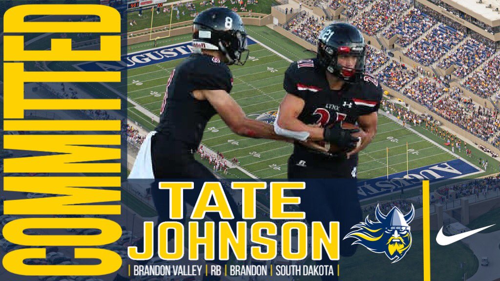 TateJohnson179's tweet photo. I am excited to announce that I will be continuing my academic and athletic career at Augustana University! @coachscholten @CoachSchrenk @CoachOJ_ https://t.co/XLgnkKUF9H