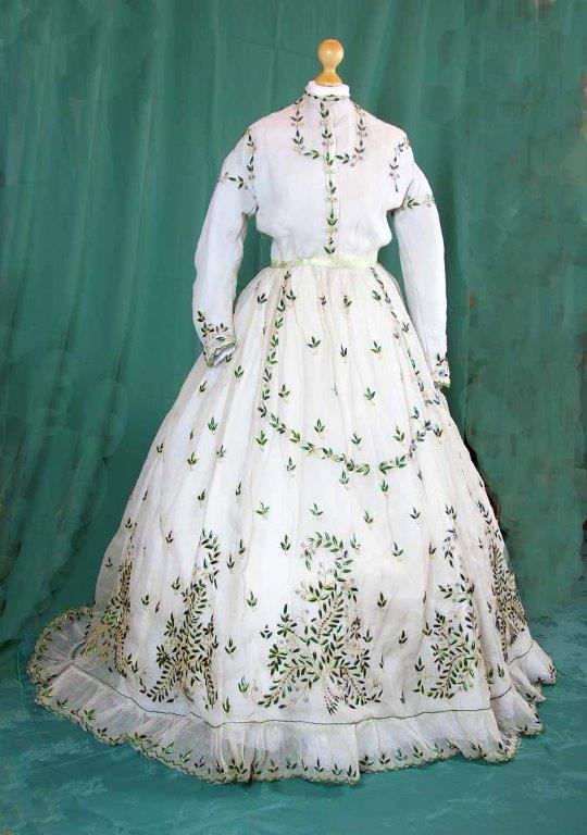 Our gorgeous c.19th beetle wing dress has been given a much needed makeover thanks to the genius of the Sassenach Stitcher. #beetlewing #dresses #victorian #highlandobjects #textiles #19thcentury Our gorgeous c.19th beetle wing dress has been given a much needed makeover thanks to the genius of the Sassenach Stitcher. #beetlewing #dresses #victorian #highlandobjects #textiles #19thcentury