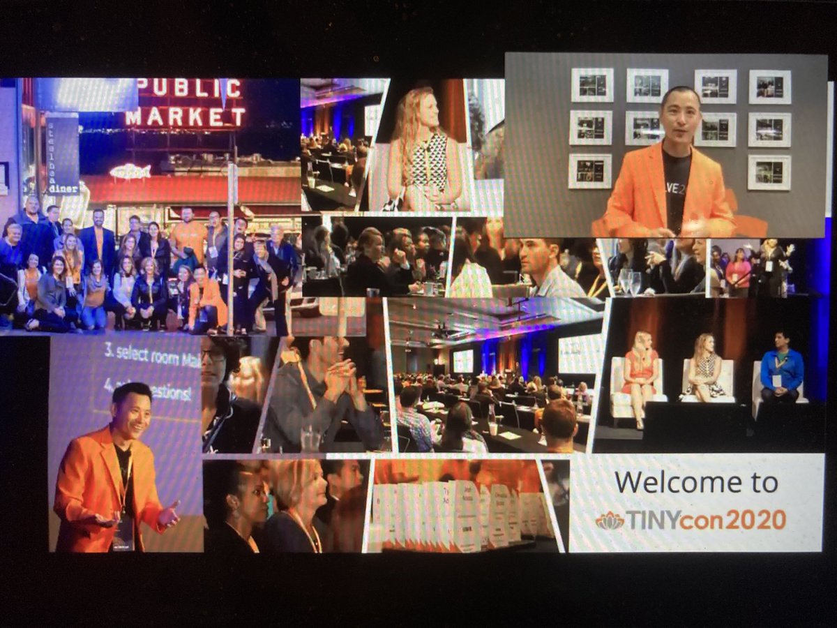 cleong16's tweet photo. #TINYcon 2020 is kicking off virtually right now! Unbelievably excited to join my teammates and @TINYpulse customers for our 5th annual event today. #EVOLVE2020 https://t.co/gUBkywbJXW