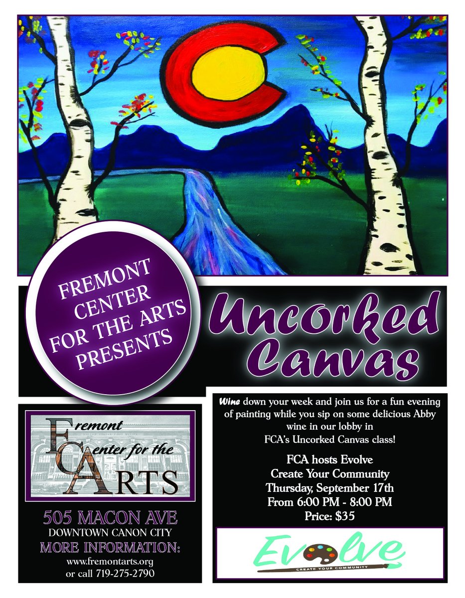FremontArts's tweet photo. UNCORKED CANVAS CLASS (Sip &amp; Paint)
Wine down your week and join us for a fun evening of painting while you sip on Abby wine. Sign up soon, space is limited!
FCA hosts Evolve, Create Your Community
Thursday, Sept. 17th, 6-8PM
Price: $35
https://t.co/pwBRPhhqSQ https://t.co/YGyORF7Ym7