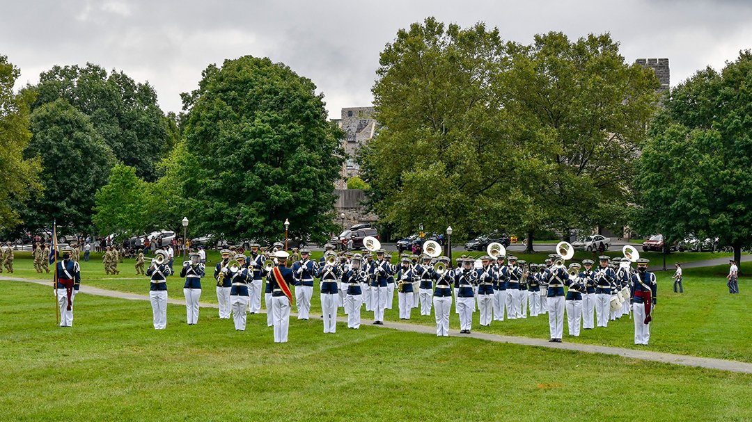 VTCorpsofCadets's tweet image. The Highty-Tighties trace their history to 1892, making the regimental band the oldest musical organization in Virginia.