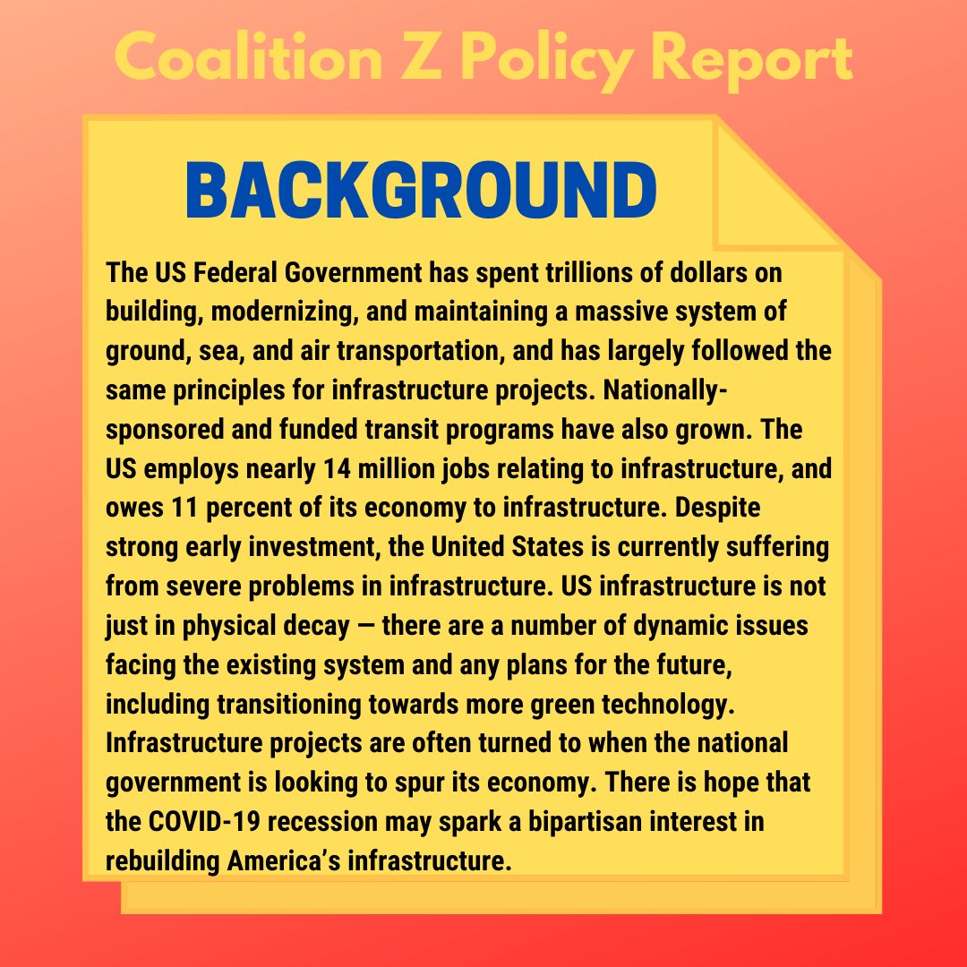 Coalition_Z's tweet photo. Read up on the background research conducted by Salvatore Ferrera of our Youth Cabinet on the state of transportation policy in the US. Look out for more of our policy reports. Full report will be available on our website soon! Link in bio. https://t.co/GNkFtqPBR3