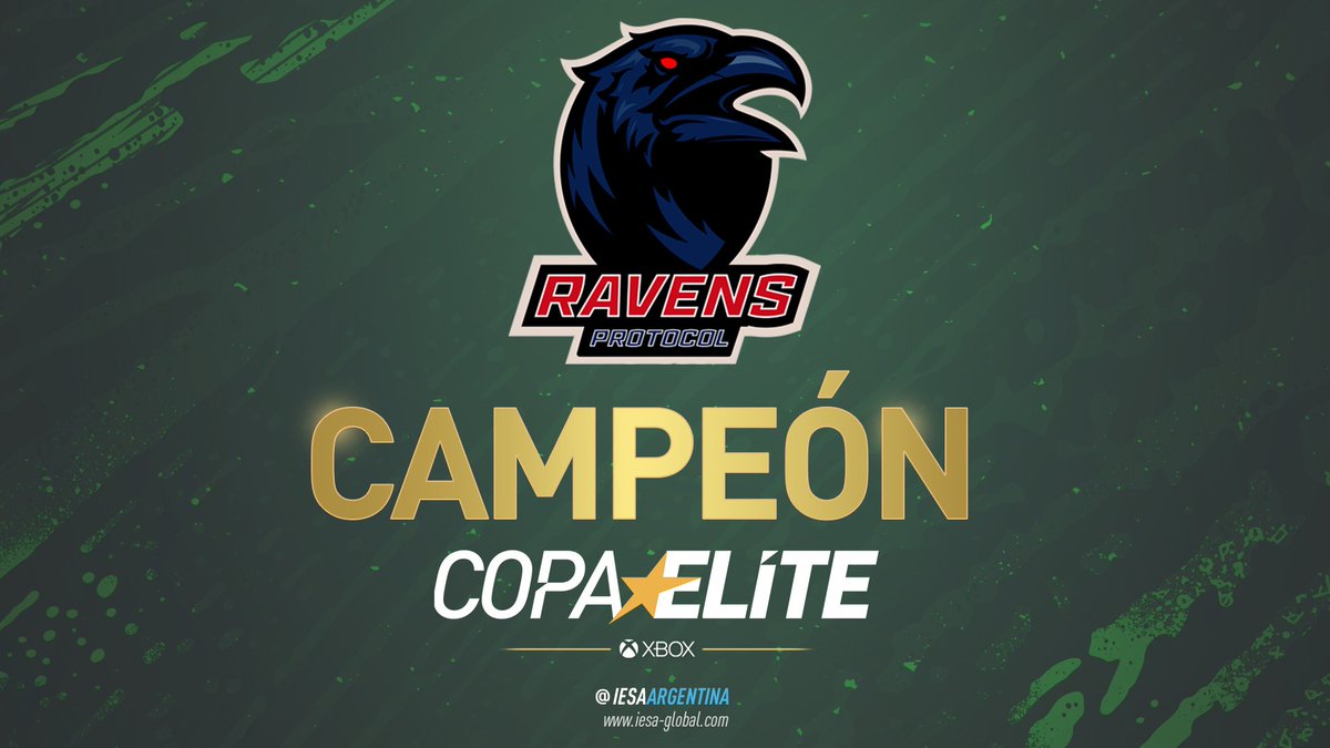 IESAFIFAar's tweet photo. ¡@RavensProTocol CAMPEÓN de la #CopaIESAÉlite!

El Cuervo de XBOX ganó por la minina diferencia en ambos partidos ante Deportivo Riestra y se quedó con la Copa Élite. 

¡Felicidades, Campeon! 🥂 https://t.co/wu53TKrUBy