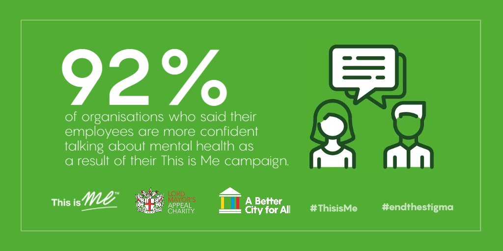 #ThisisMe storytelling can be vital in creating cultures where people can come forward and get the support that they need by facilitating an inclusive and supportive workplace.

Register for This is Me here to help reduce the stigma around mental health:
bit.ly/2XPJS9V