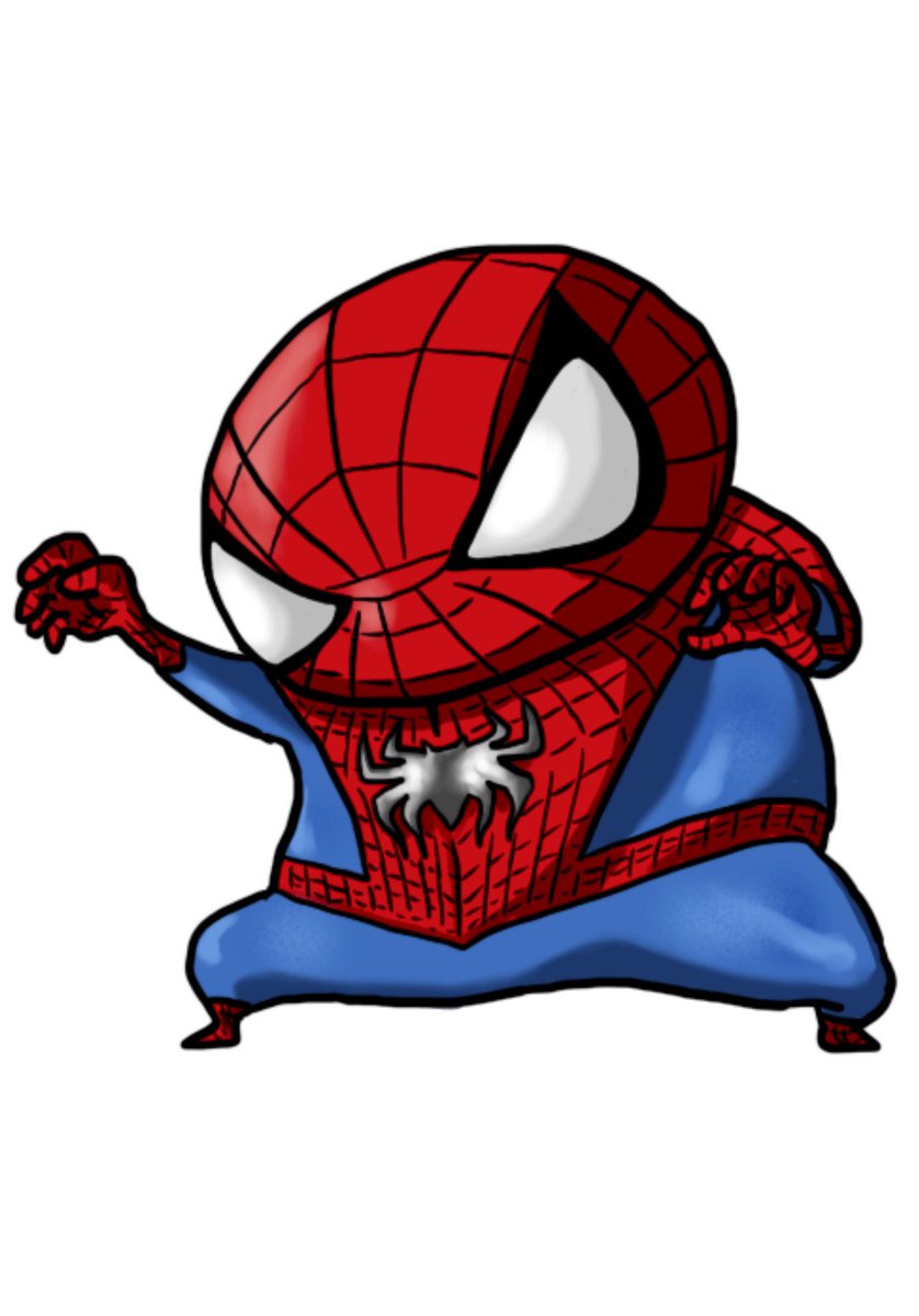 ふじ ブリーフおじさん スパイダーマン ﾟ ﾟ ﾔｯﾊﾟｶｯｺｲｲ スパイダーマン イラスト イラストレーター アート アーティスト デザイン デザイナー ふじ Spiderman Procreate Briefs Art Artist Illustration Illustrator Kawaii