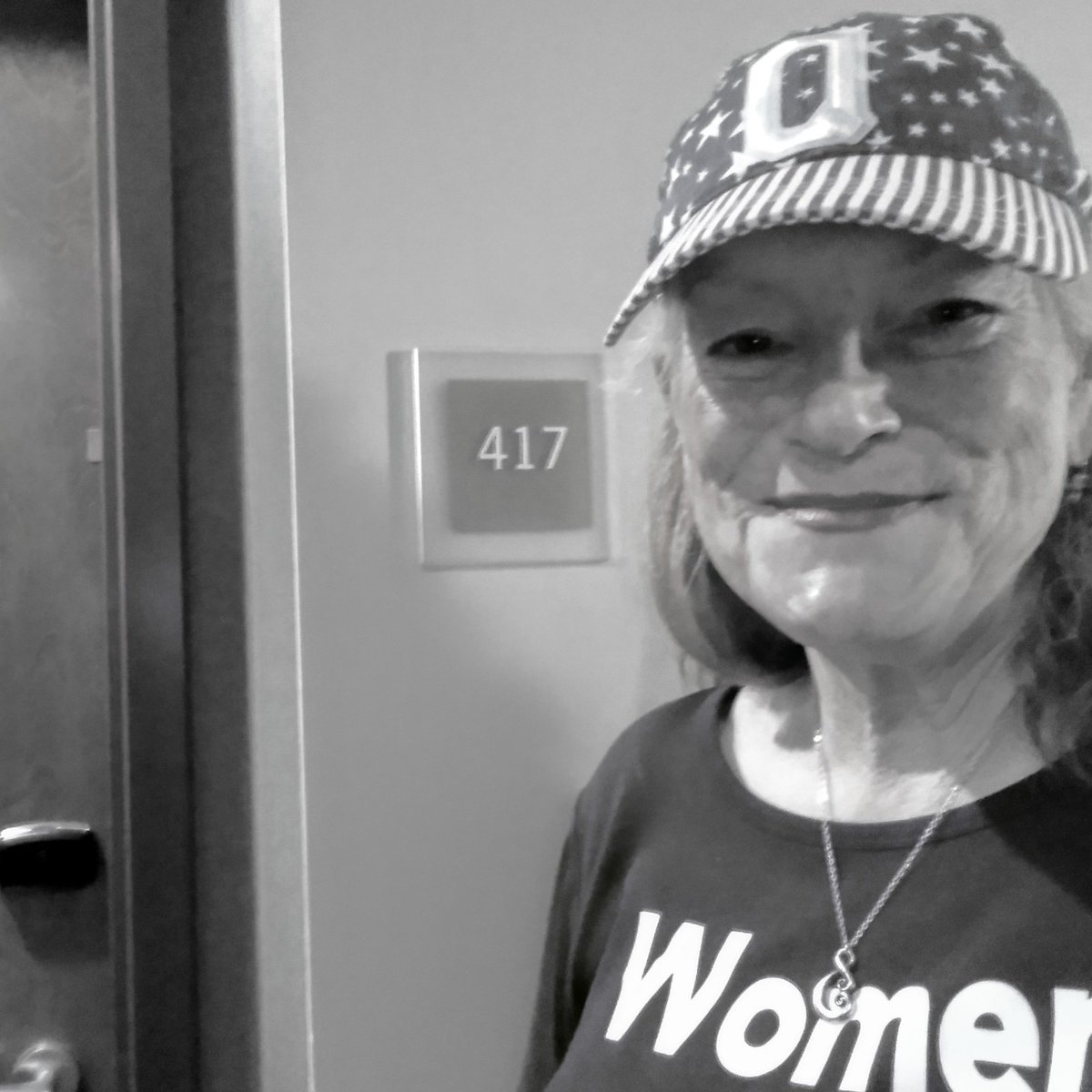 whaleswarrior's tweet photo. I red-pilled Margaret as I was checking in last night...
She told me
"Go park your car, I'll have your room key ready for you when you get back" ๐
#OneHelloAtATime
#ThePeoplesBridge
#TheGreatAwakeningWorldwide https://t.co/5DwHtb02rR