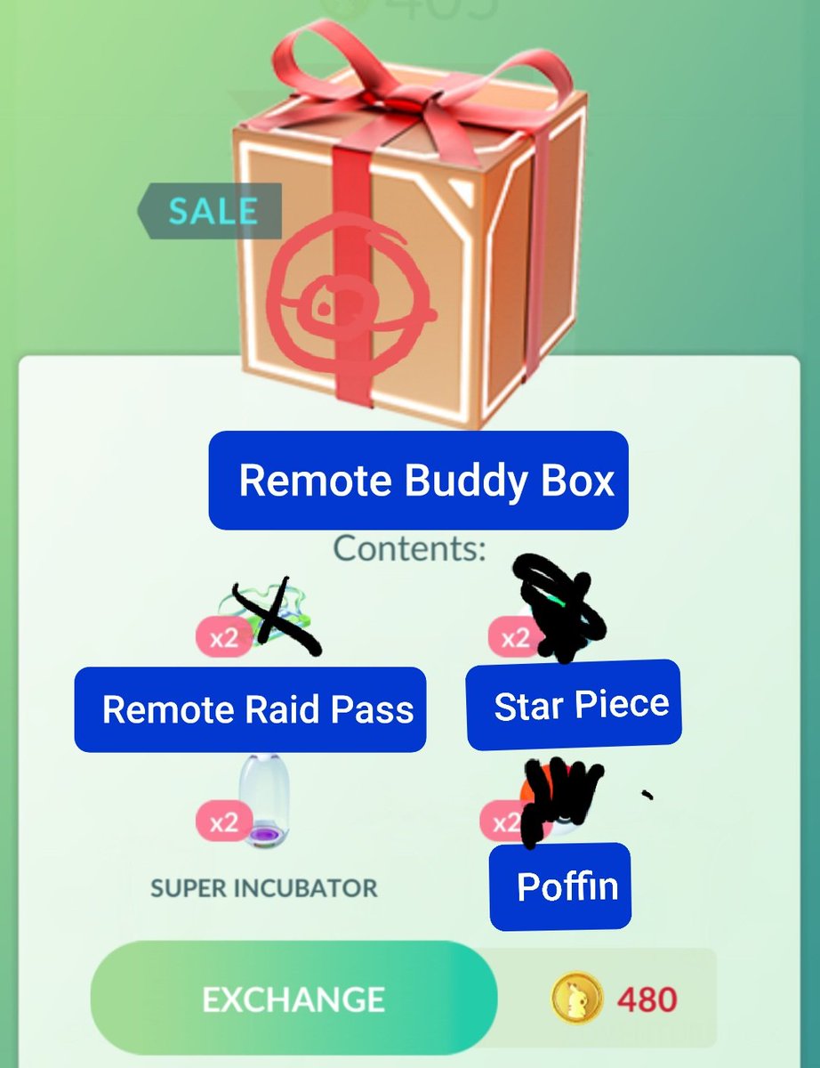 RustyCross_Go's tweet photo. Hey @NianticHelp, this is the box a lot of us would love to see on @PokemonGoApp!
Please give us this one! Thank you!
#Retweet if you're with me!
#PokemonGOBuddy #PokemonGO #pokemongobox #RustyCross @NianticLabs #pokecoins https://t.co/NpRdRekjVP