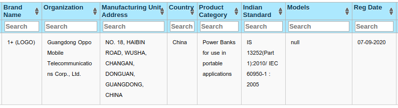 TrendingTechin's tweet image. Oneplus Power Bank certified by BIS, launch soon in India 🇮🇳

Source - 
@Sudhanshu1414 

Fell to retweet 🔄
#OnePlusPowerbank