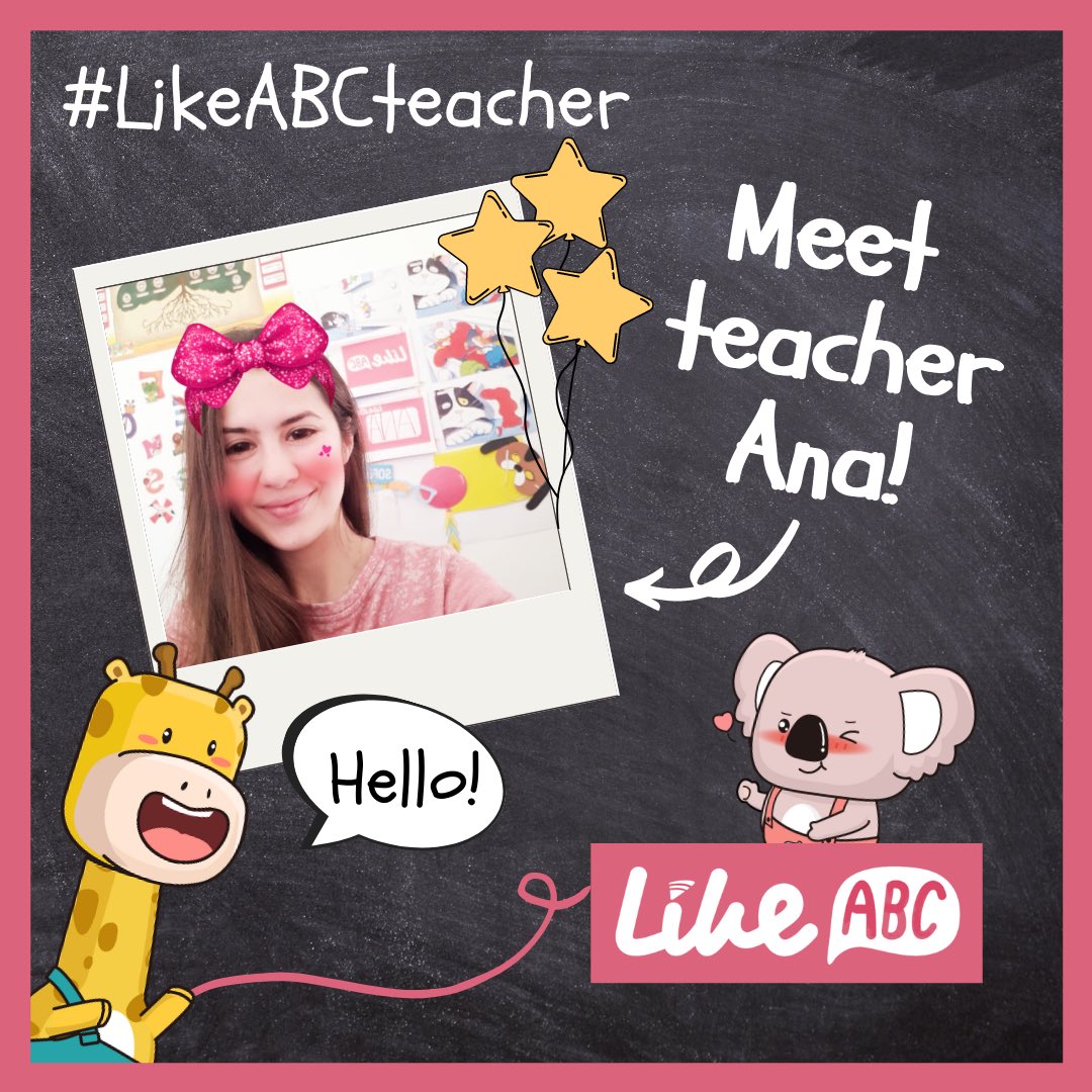 LikeABC_English's tweet photo. In honor of teachers day today, have you met some of our amazing teachers? 🙌

Meet the amazing Teacher Ana! 🌟

Head on over to our YouTube channel to find out more about her teaching styles and what she enjoys about #LikeABC 👩‍🏫

Happy Teachers Day, Teacher Ana!🌟#LikeABCteacher https://t.co/Z6hmmKNg5b