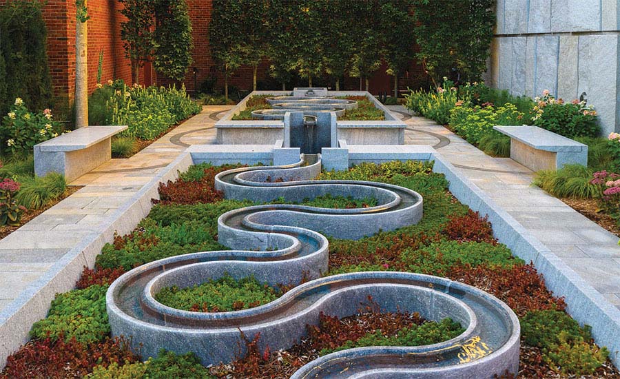 ArchRecord's tweet image. A tiny garden at the Peabody Essex Museum in Salem, Massachusetts, draws on Asian and American influences. architecturalrecord.com/articles/14801…