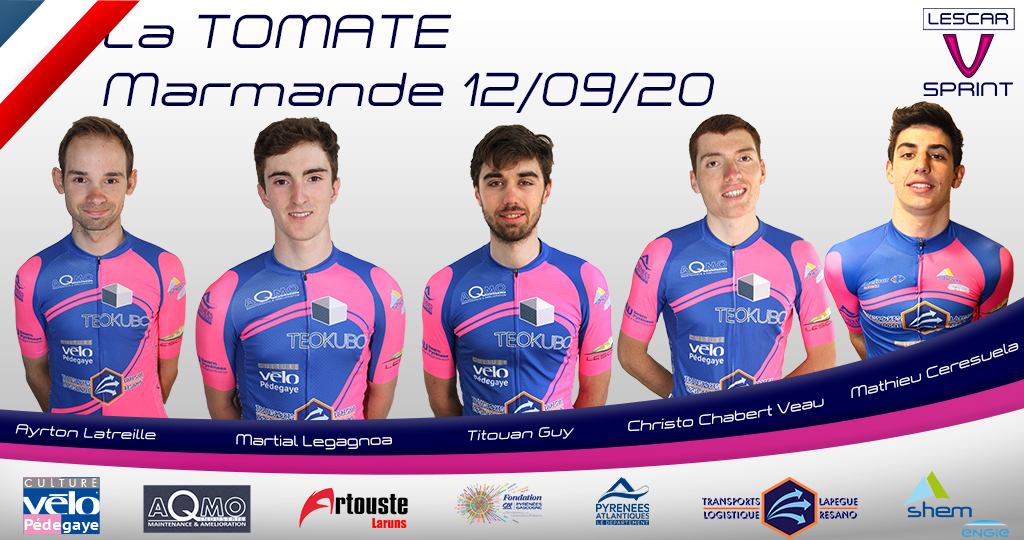 LescarDN's tweet photo. C'est reparti pour notre équipe N3 en déplacement ce dimanche sur une des grandes classique du sud ouest: La Tomate à Marmande, une édition qui s'annonce très relevé dans le contexte actuel avec 200 coureurs au départ.@PetillonVincent  @Sandrinlafargue  @ShemHydro @SebSalvador https://t.co/mJSD1EQ0LC