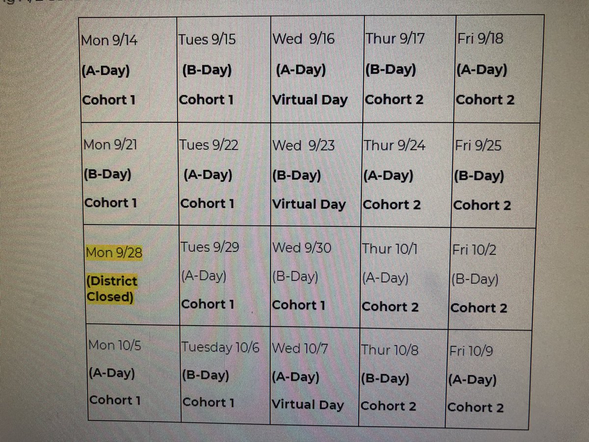 This month’s schedule! @MHSSPrincipal <a href="/MiddsouthNation/">Midd South Nation</a>