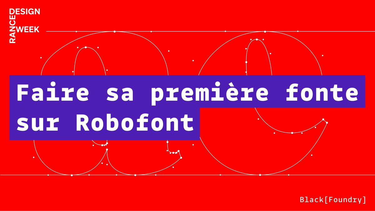 blackfoundry's tweet photo. A l’occasion de @francedesignweek, Black[Foundry] vous propose demain (11.09) de 15h à 17h, de suivre en direct une démonstration pour apprendre à dessiner votre propre fonte !
Pour en savoir plus : https://t.co/Q1c3DzWiuU… 
#FranceDesignWeek #Typographie #Design #typeandtech https://t.co/8SKJiNRs5j