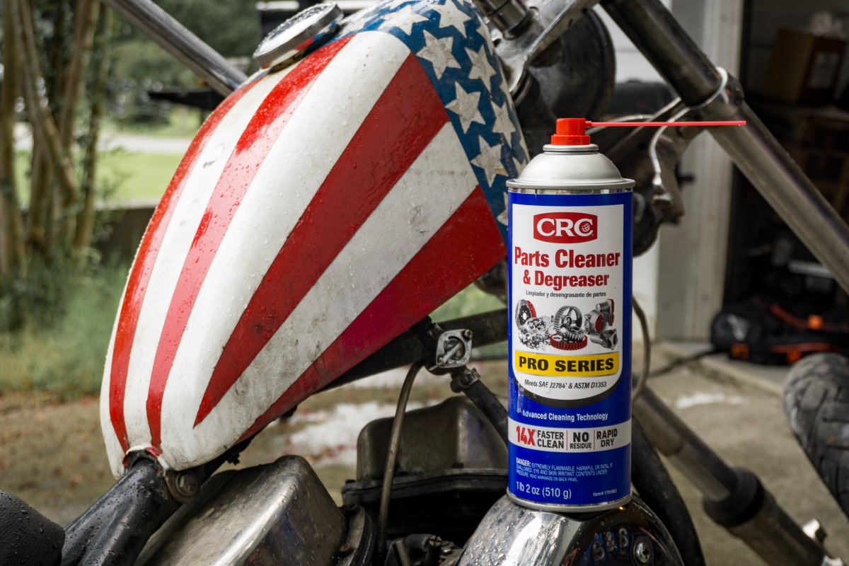 CRCAuto's tweet image. When you're working with older cycles, projects can get dirty. Cut through the grime with CRC Parts Cleaner &amp;amp; Degreaser and See the New Speed of Clean™!
-
#crcauto #motorcycle #partscleaner #degreaser #caferacer #motorcyclerepair #mechanic #carmaintenance #harleydavidson #diy