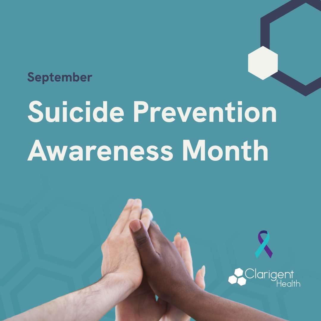 ClarigentHealth's tweet photo. Today is #WorldSuicidePreventionDay and we are all in this together. #betheoneto make a difference! https://t.co/IpGP8zLE3a